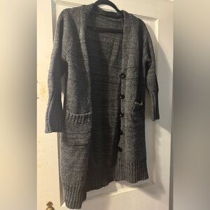 Gray cardigan